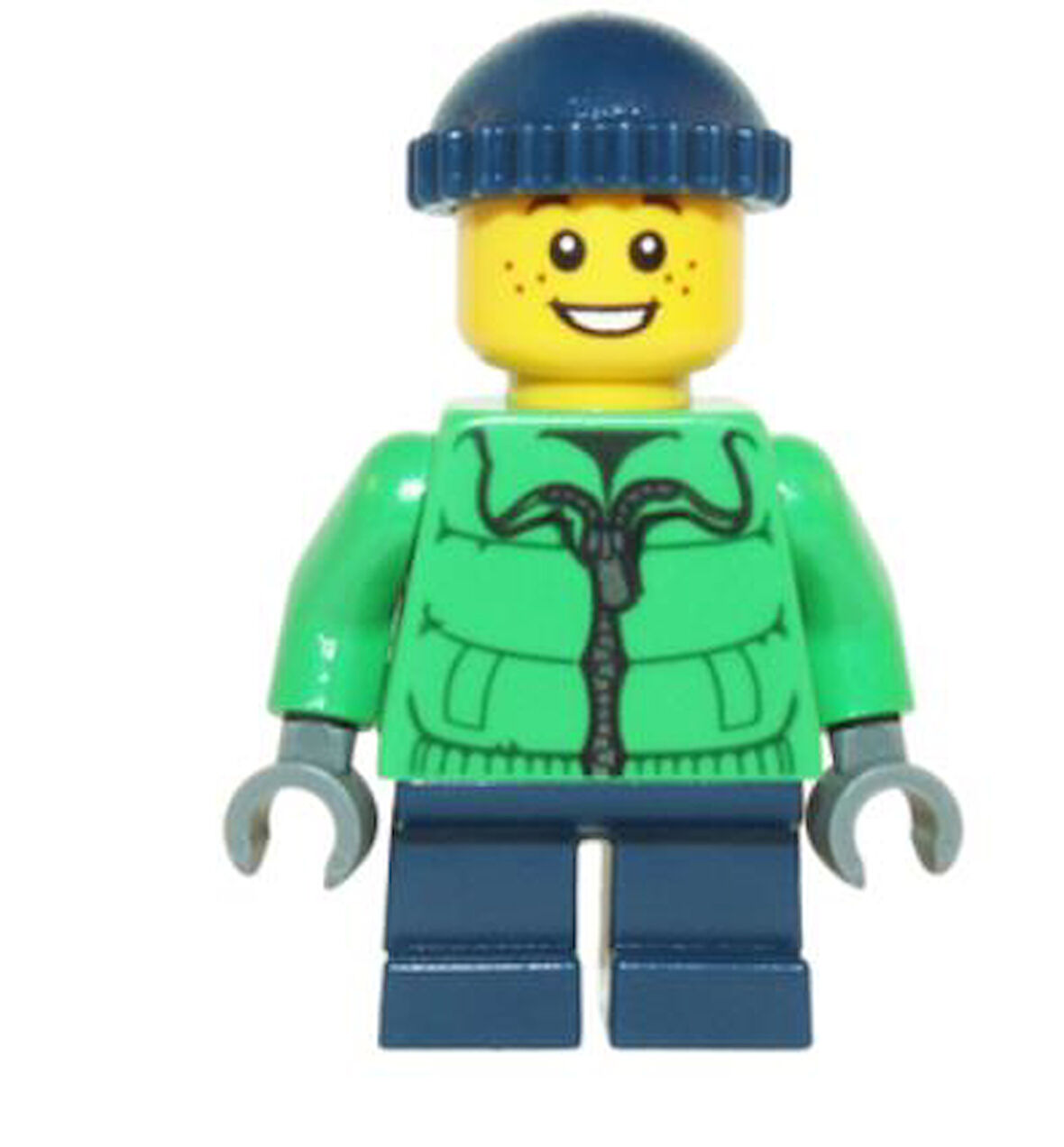 Lego Minifigür Winter Jacket Zipper Kid hol065