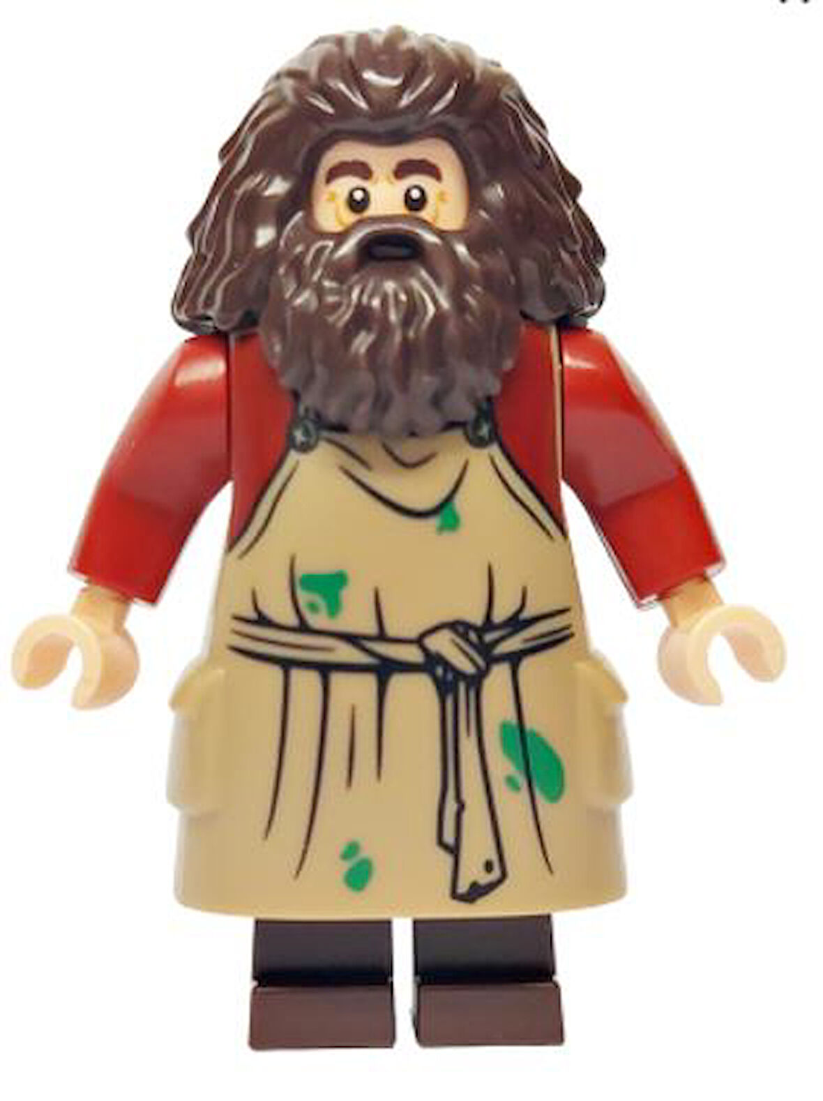 Lego Minifigür Rubeus Hagrid with Dog, Baby Dragon and Pink Umbrella hp474 