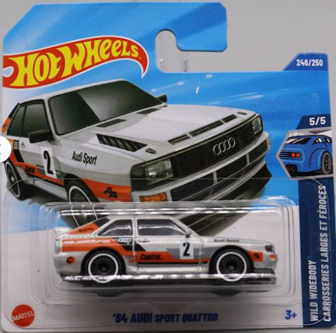 Hot Wheels Tekli Arabalar '84 Audi Sport Quattro JBC33 Treasure Hunt (Wild Widebody)