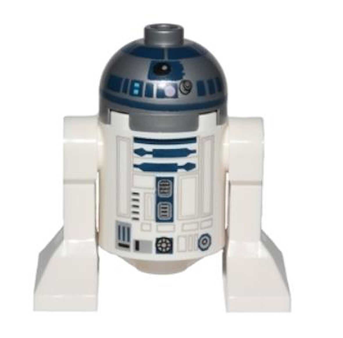 Astromech Droid, R2-D2 - Flat Silver Head, Lavender Dots and Small Receptor sw0527a