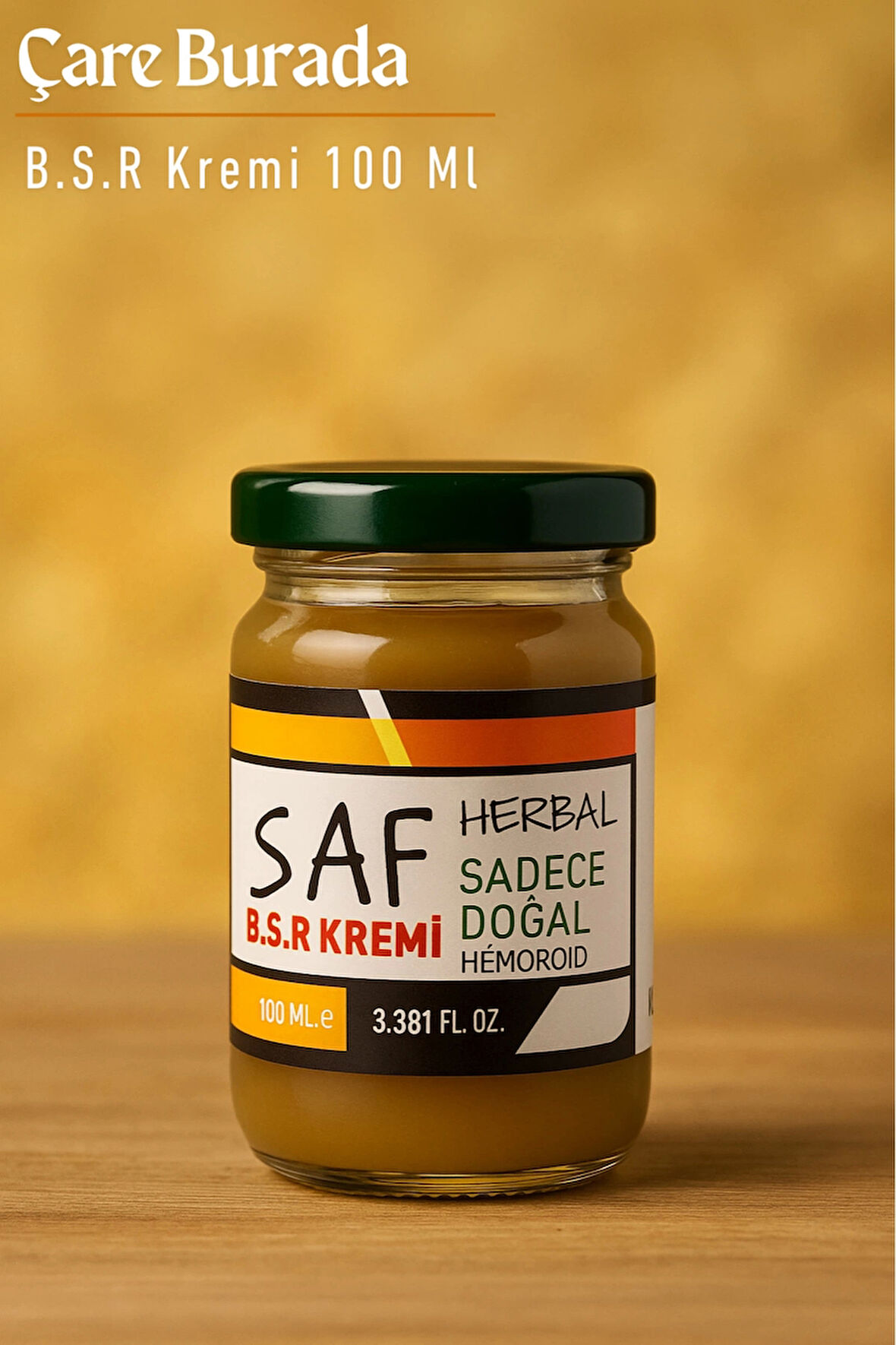 Saf Herbal - B.S.R Kremi 100 Ml