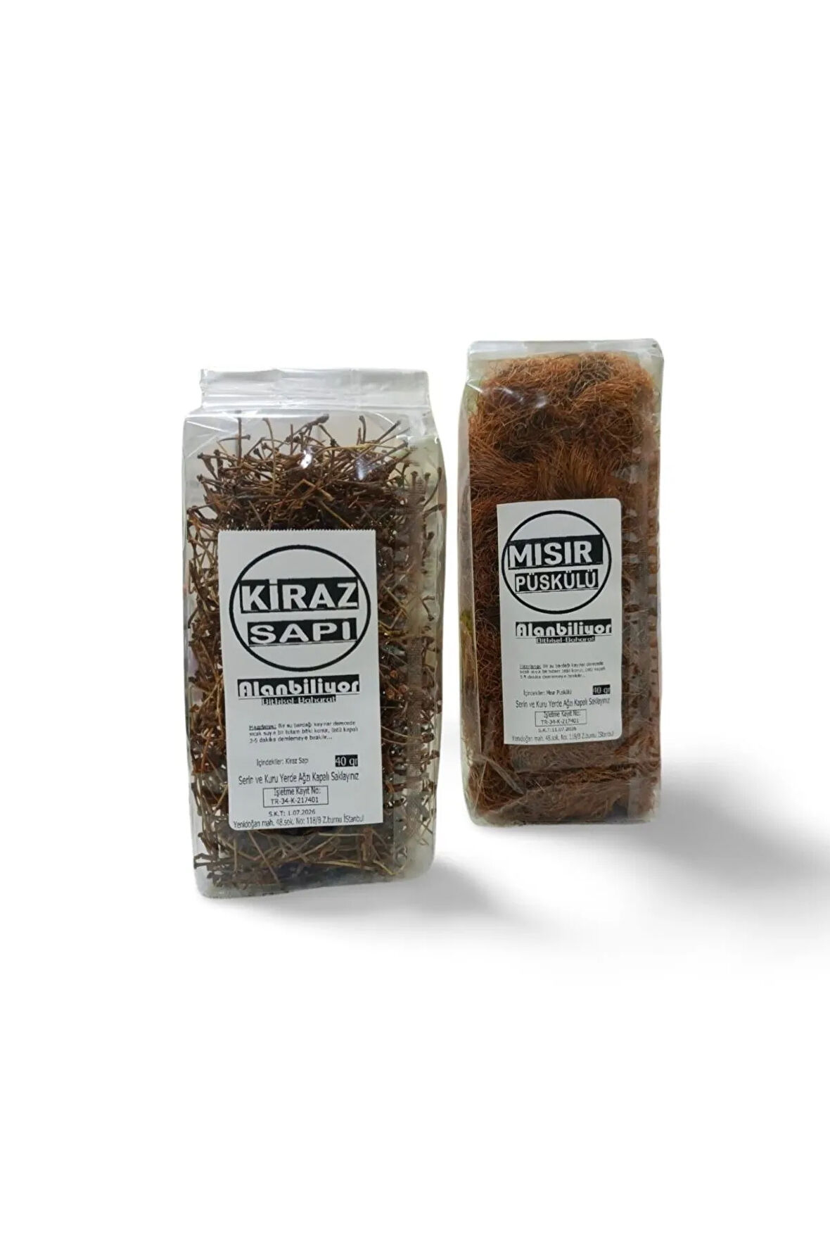 Kiraz Sapı 40 gr Mısır Püskülü 40 gr