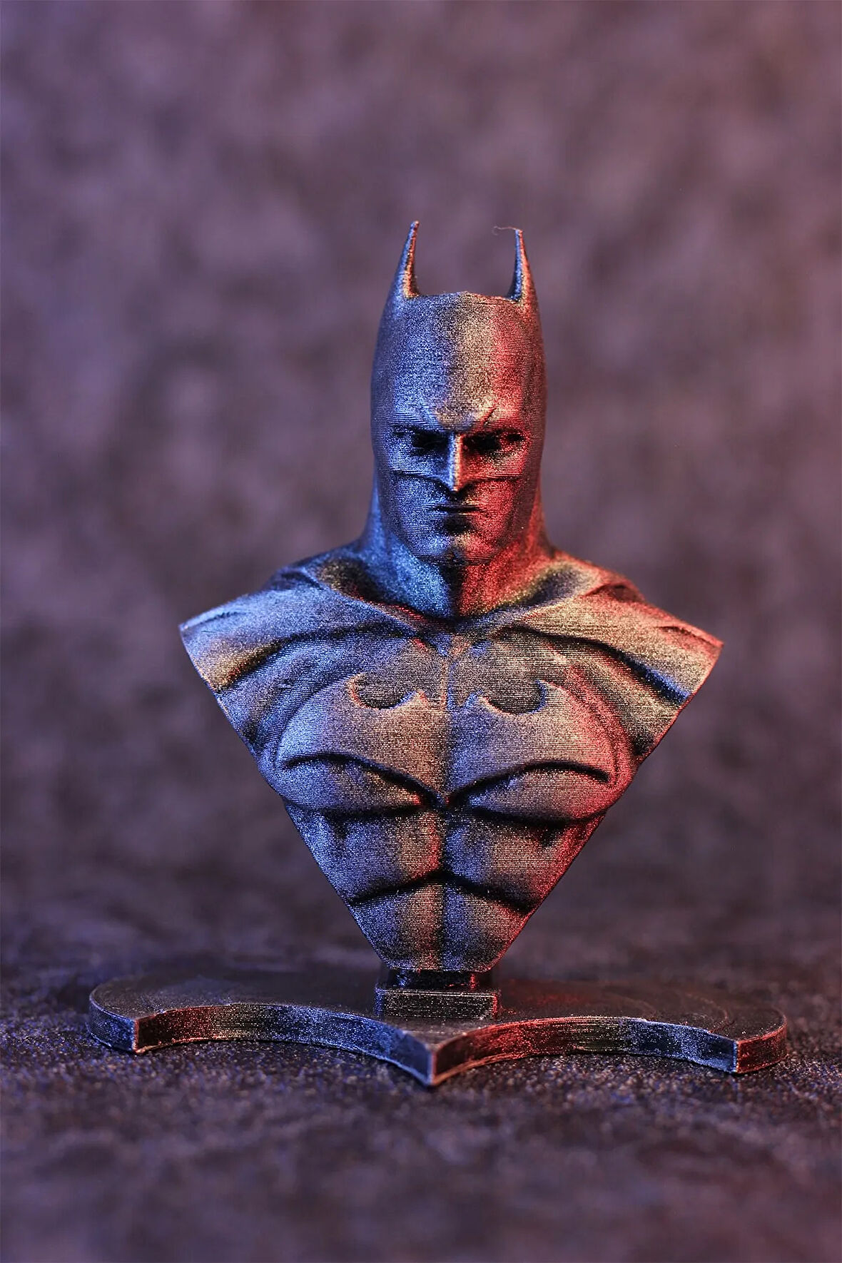 Batman Figürü 10 Cm - Yarasa Tabanlı Batman Büstü