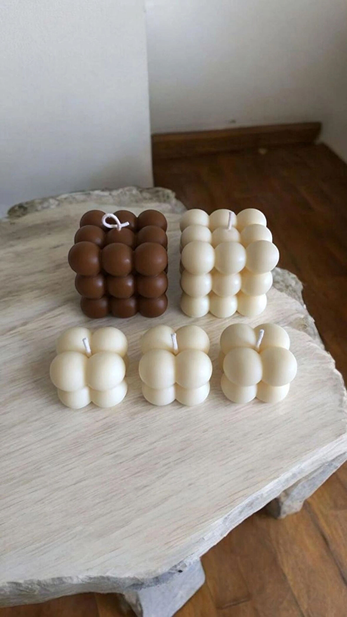 Pinterest Tarzı 5li Kokulu Bubble Mum Seti