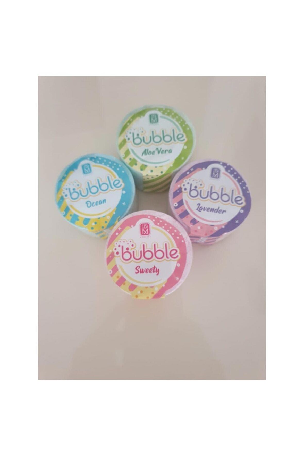 IDM Bubble Pedikür Topu 4'lü Set (Ocean-Lavender-Aloe Vera-Sweety)