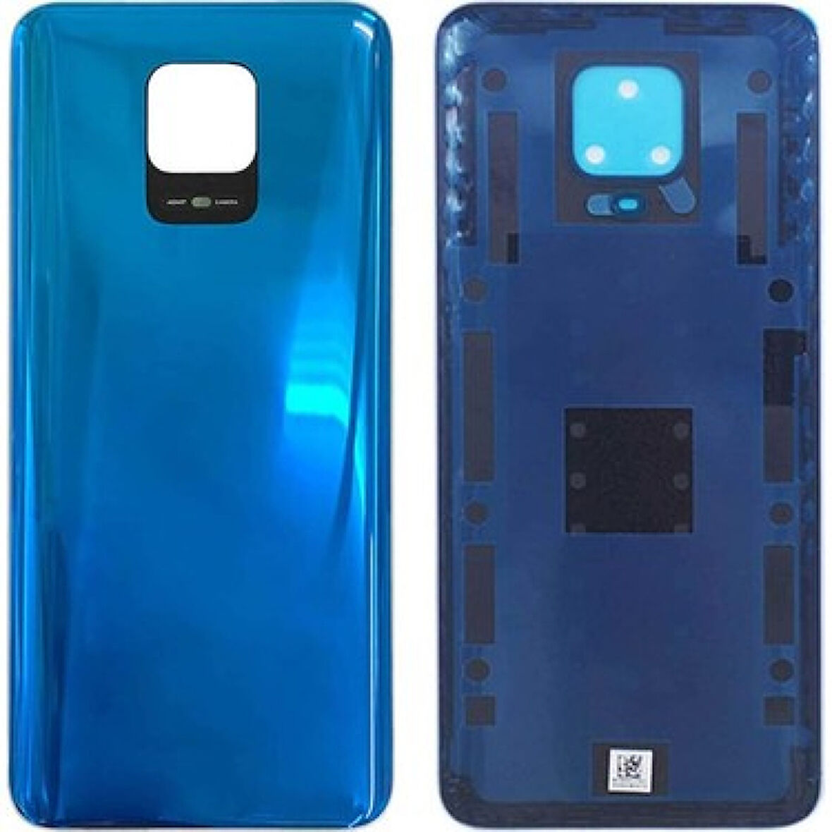 Gmr Redmi Uyumlu Note 9S Pil Kapağı Mavi