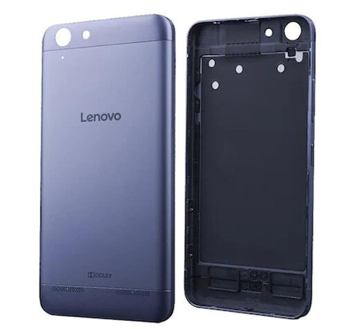 Gmr Lenovo K5 A6020A41 Tuşlu Arka Pil Batarya Kapağı Gri