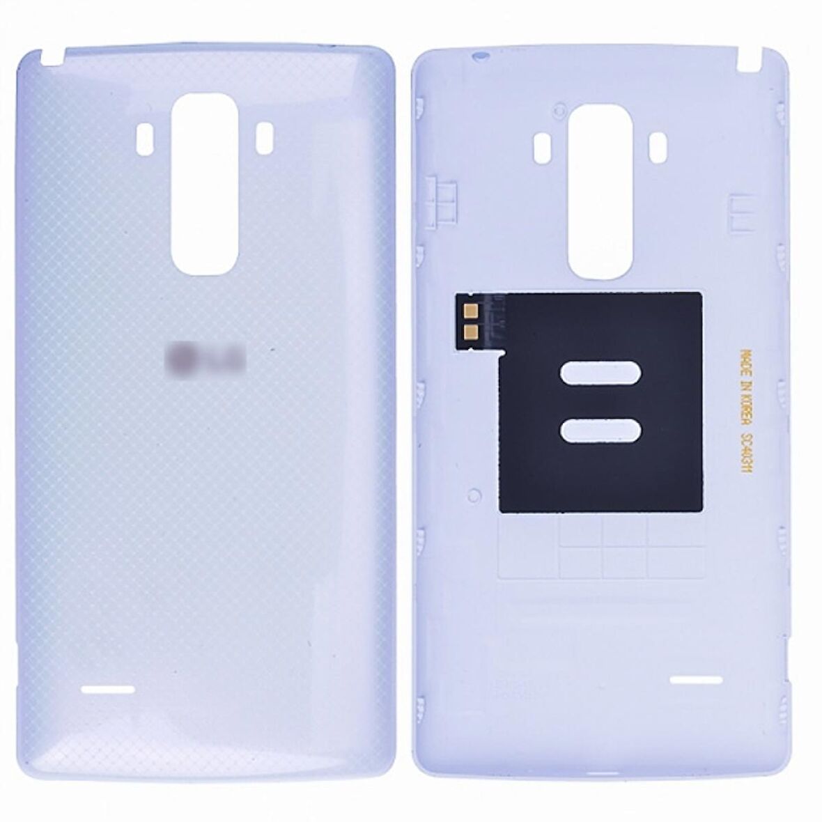 Gmr Lg G4 Stylus Arka Pil Kapağı Beyaz