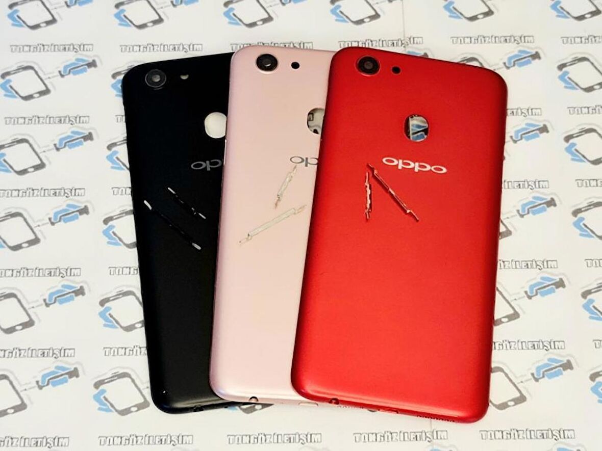 Gmr Oppo A73 Arka Pil Batarya Kapağı Gold ekran çitasi ve kamera lenslı