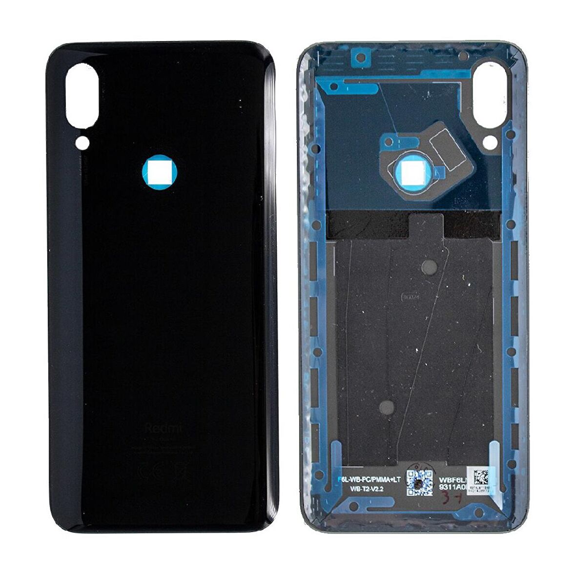 Gmr Xiaomi Redmi 7  Arka Kasa Kapak Siyah