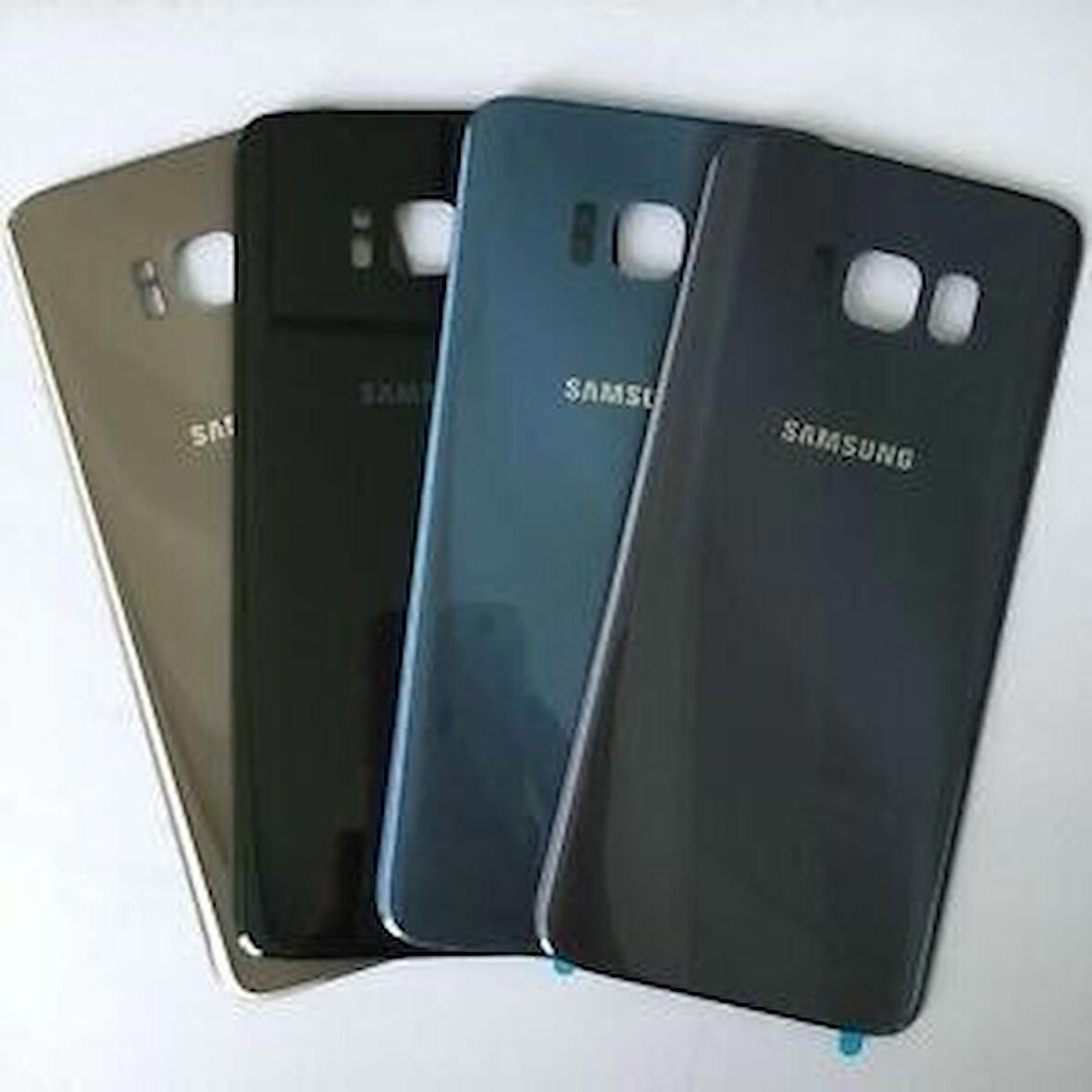 Gmr Samsung Galaxy S8 G950 Arka Kapak Pil Batarya Kapağı mavi