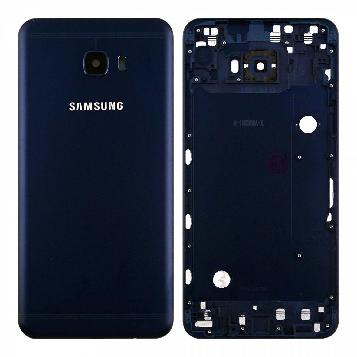 Gmr Samsung Galaxy C7010 C7 Pro Kasa Kapak Ekran Çıtası Full Mavi