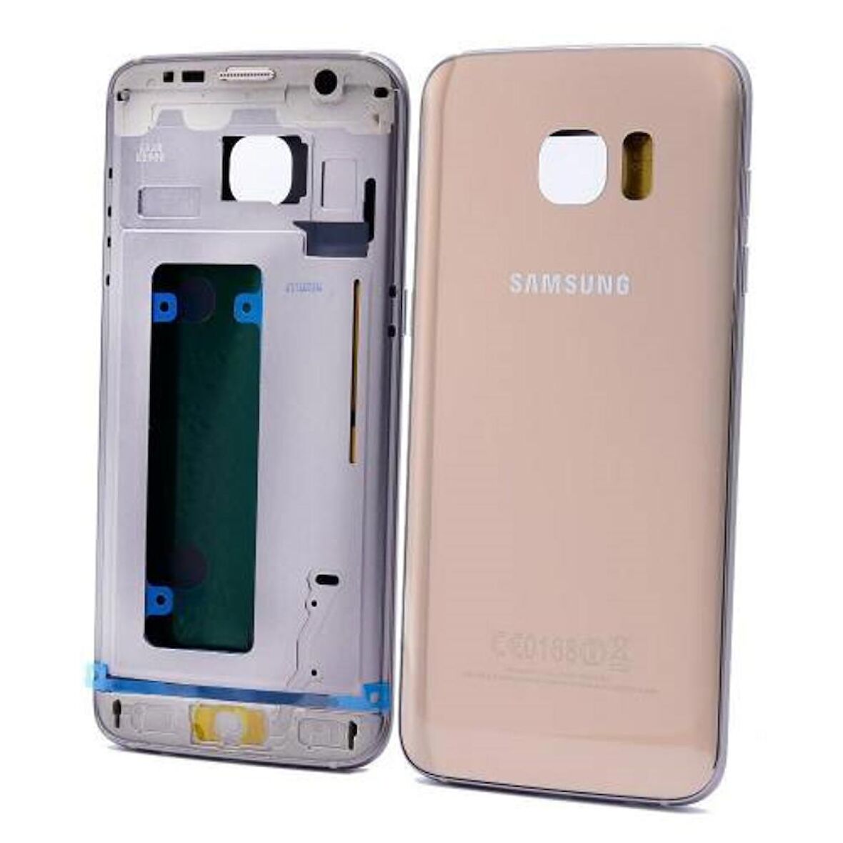 Gmr Samsung Galaxy S7 Edge G935 Kasa Kapak Gold