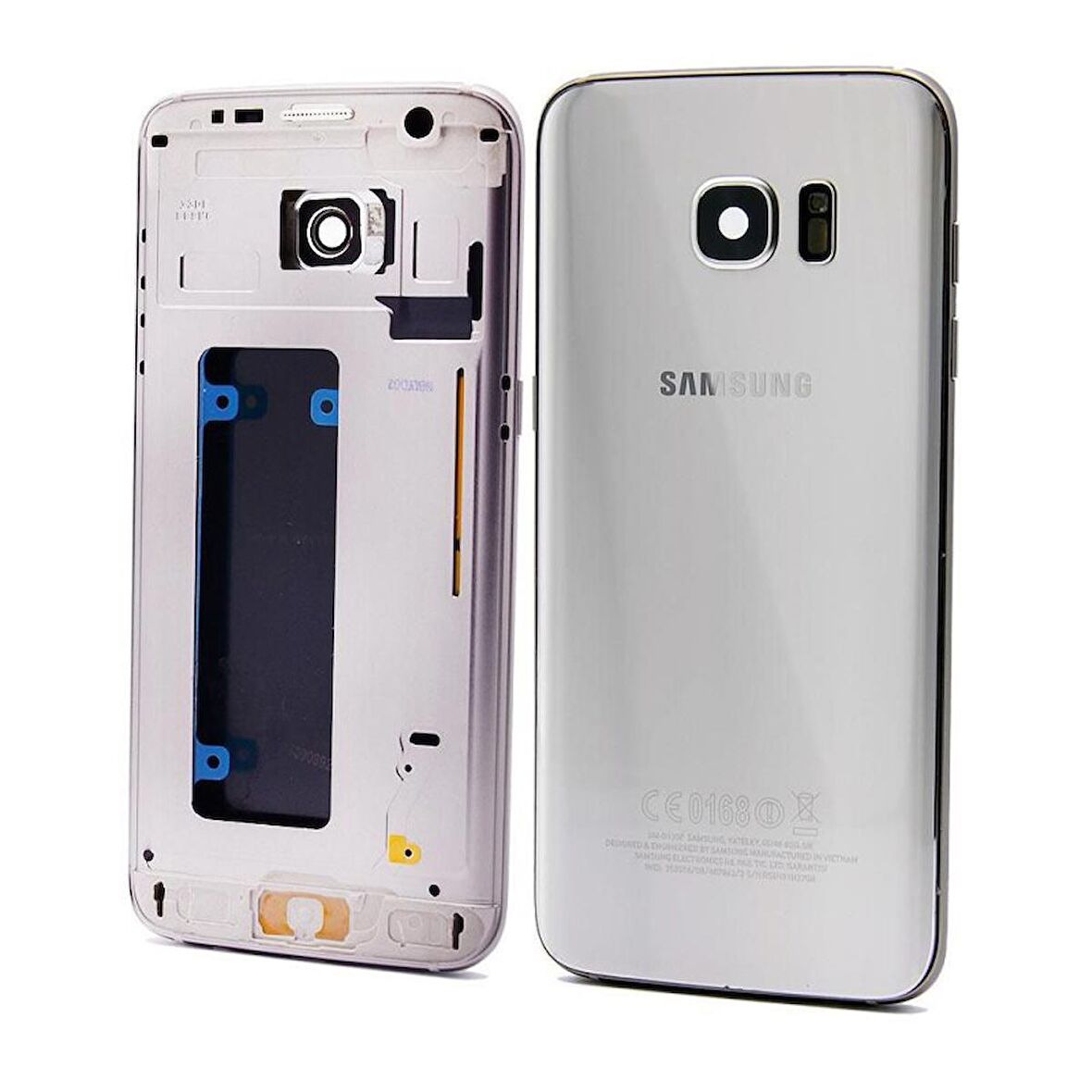 Gmr Samsung Galaxy S7 Edge G935 Kasa Kapak Gümüş