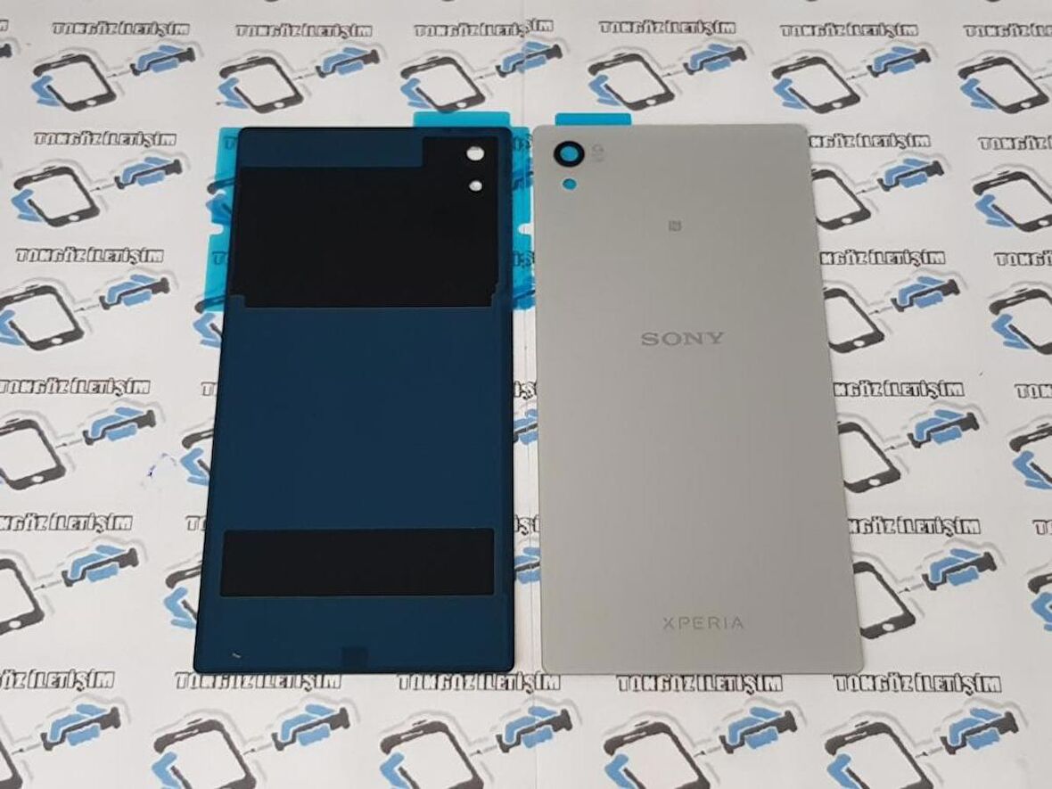 Gmr Sony Xperia Z5 Arka Kapak Batarya Pil Kapağı Gri