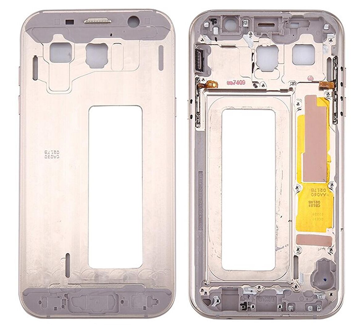 Gmr Samsung Galaxy A7 2017 A720 İçın Orta Kasa Orta Panel Gold
