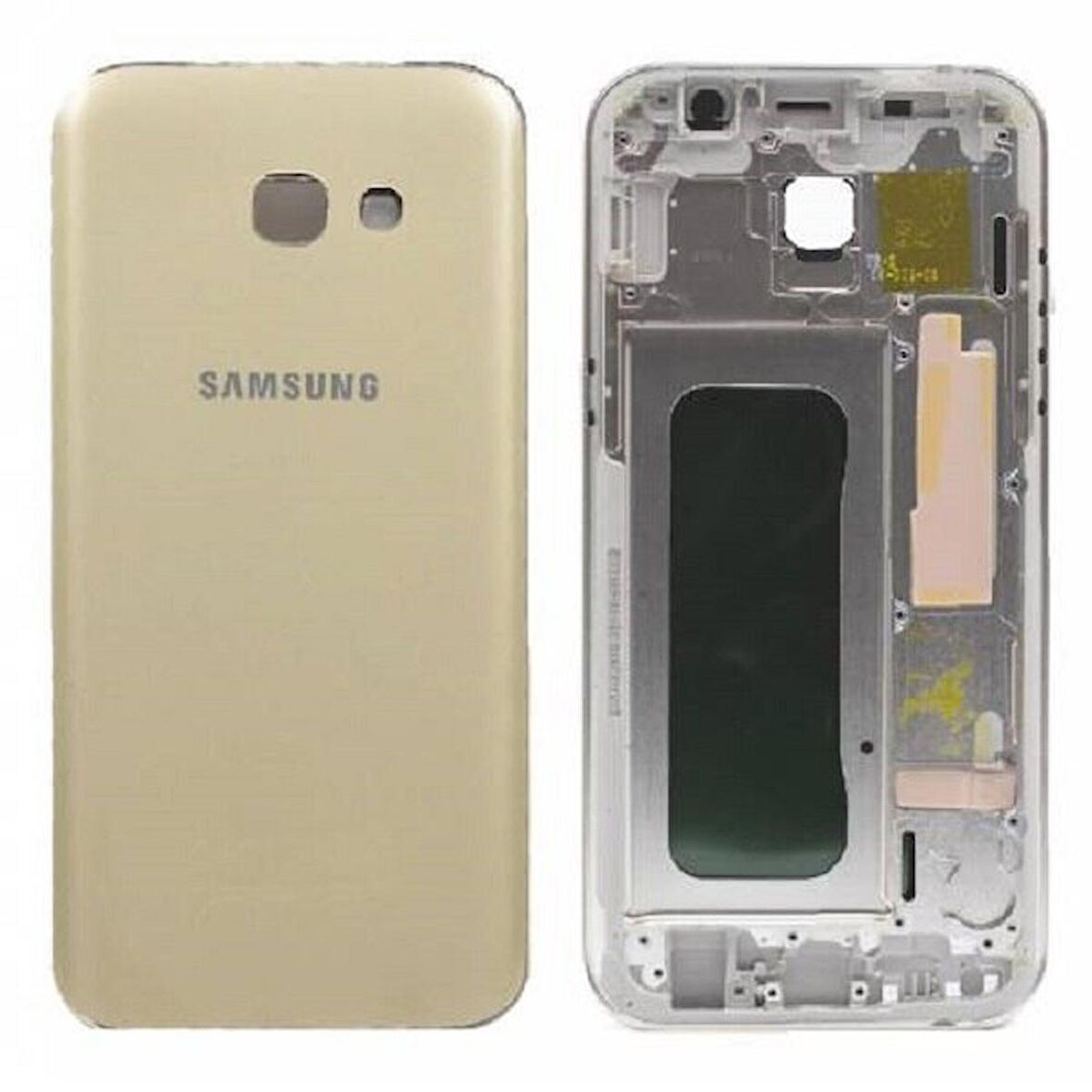 Gmr Samsung Galaxy A5 2017 A520 Kasa Kapak Gold