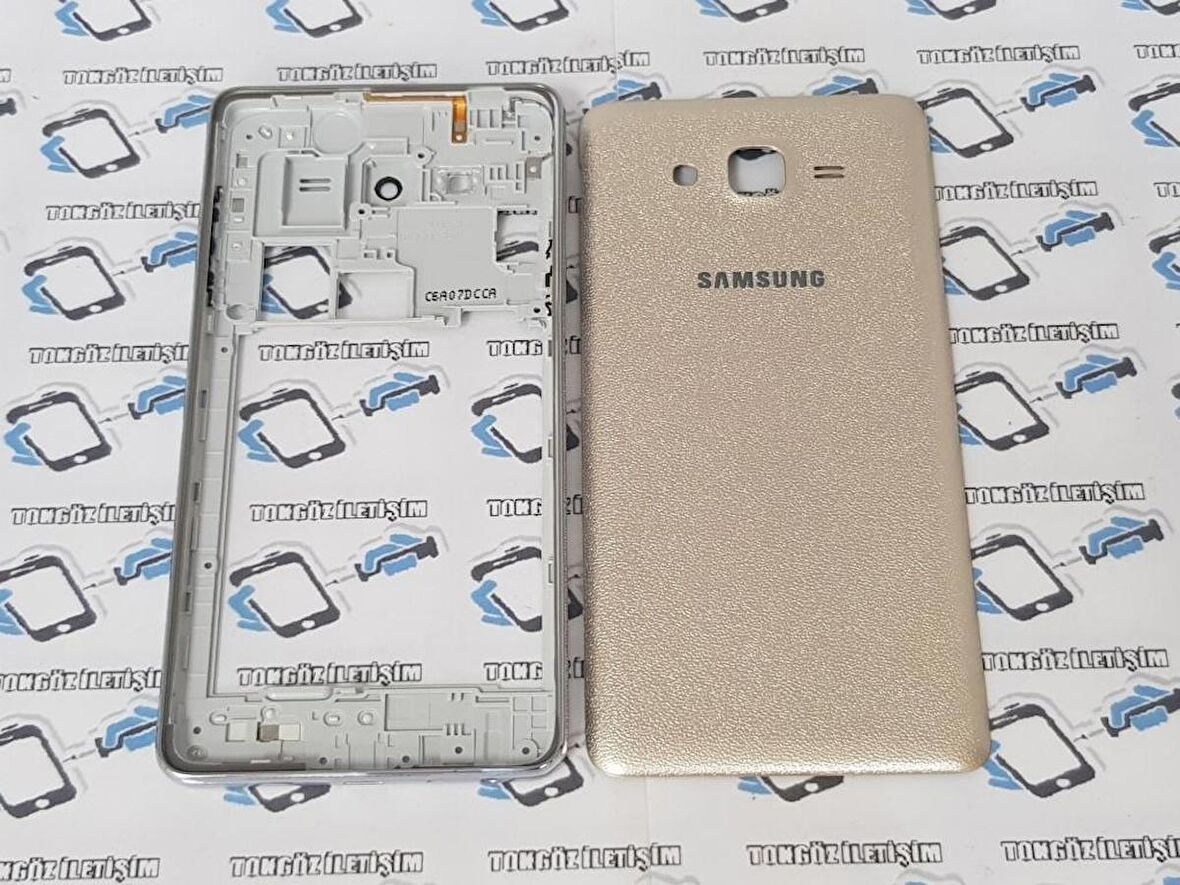 Gmr Samsung Galaxy On7 Kasa Pil Kapağı Gold (275875056)