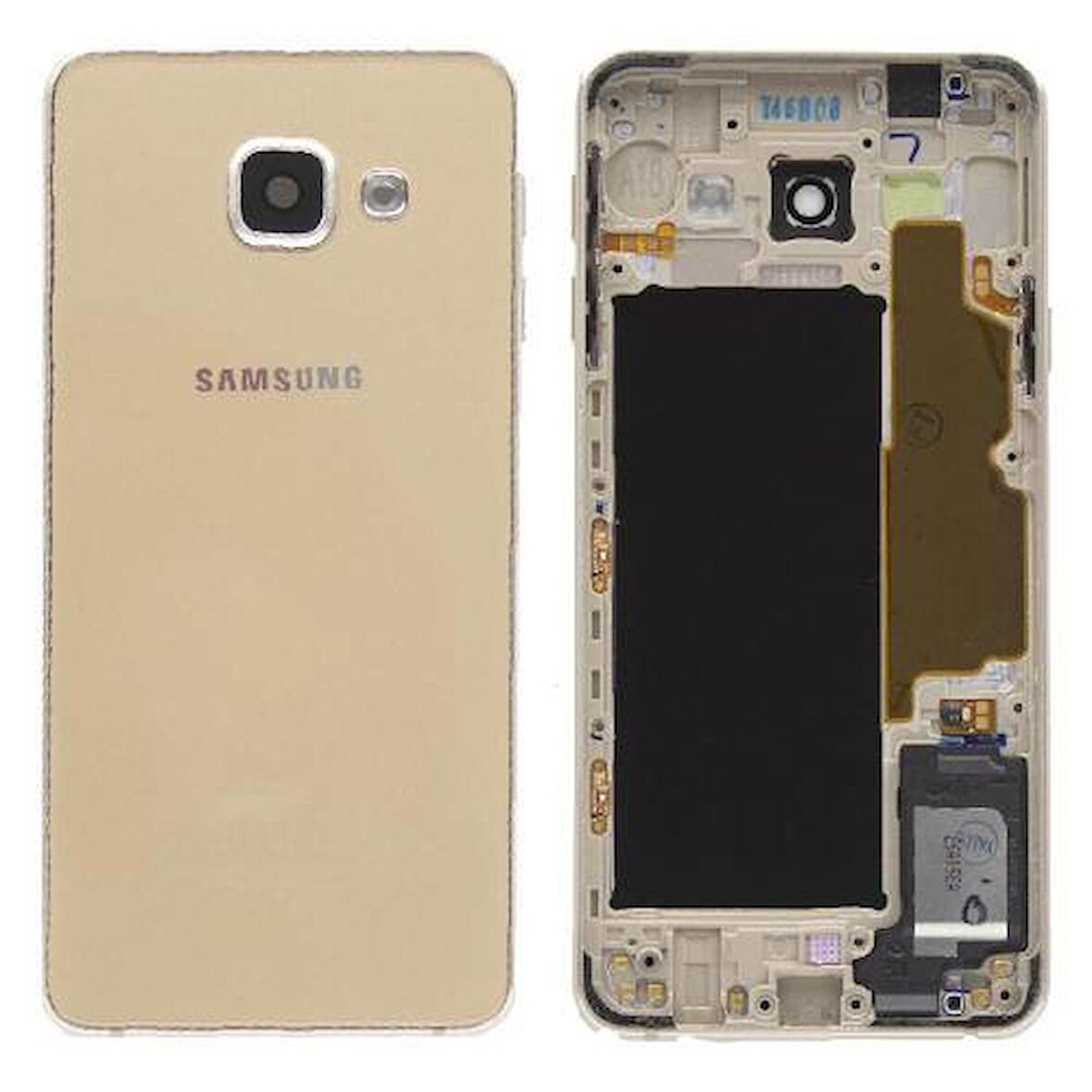 Gmr Samsung Galaxy A3 2016 A310 Kasa Kapak Gold