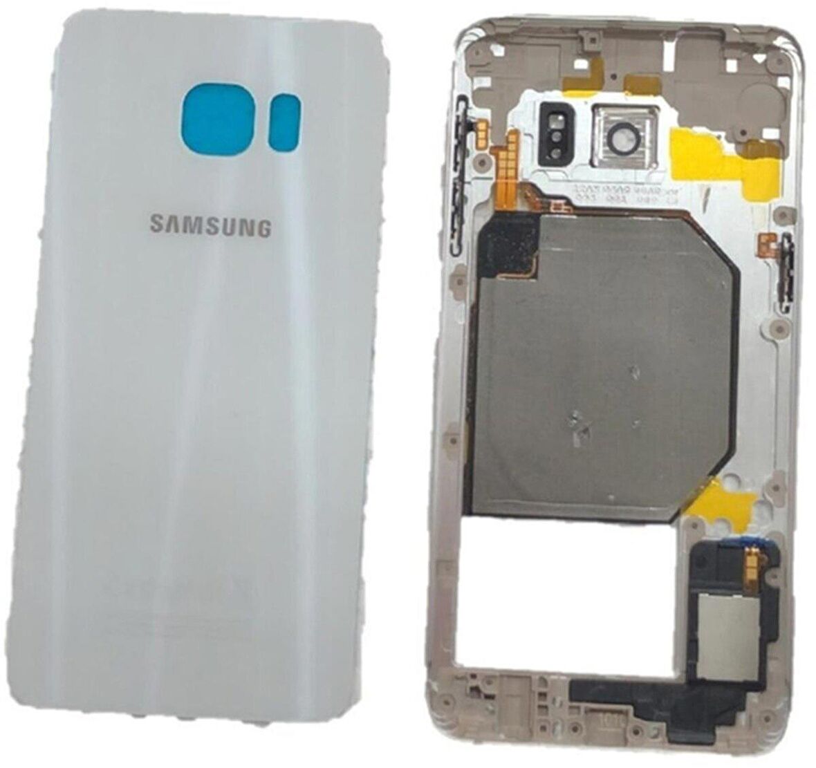 Gmr  Samsung Galaxy S6 Edge Kasa Kapak - Beyaz Sm-G925F 