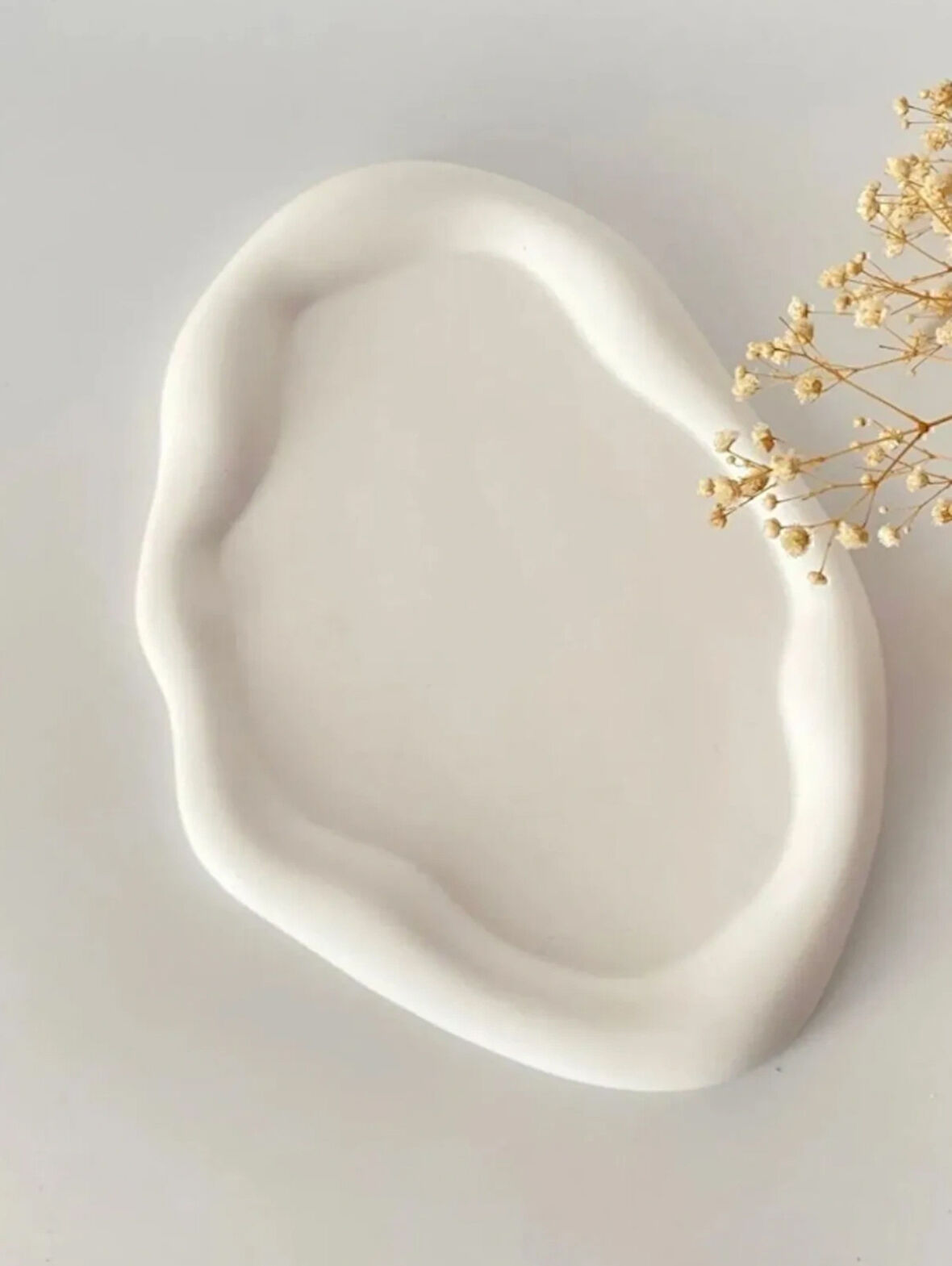 Dekoratif Bulut Görünümlü Tabak, Pinterest Takı, Sunum Tabağı