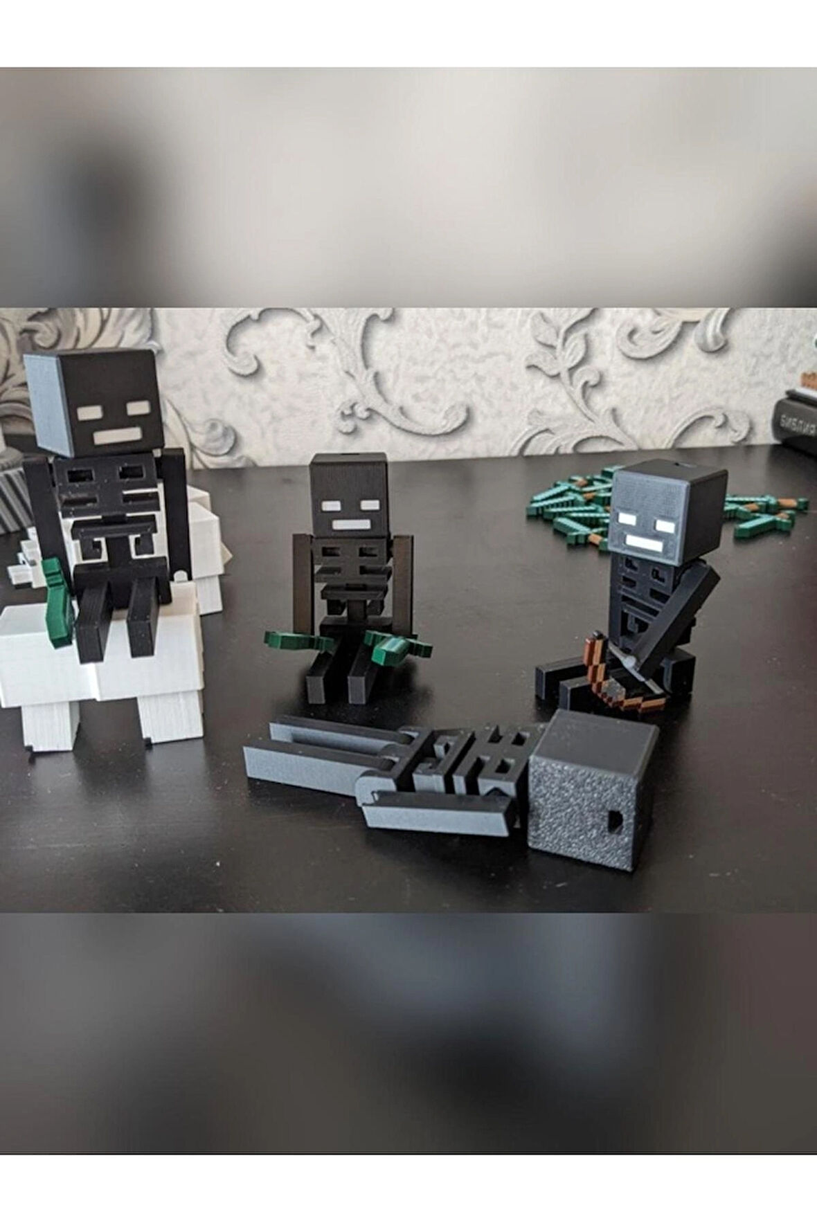 Minecraft Wither İskelet Figürü (2 adet)