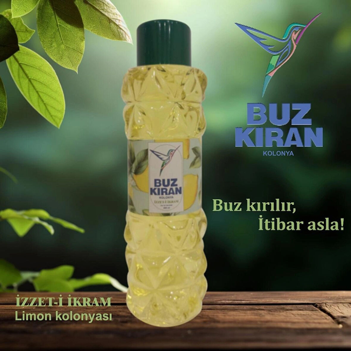 Buzkıran Parfümlü Kolonya - İzzet-i İkram (plastik şişe 400 ml)