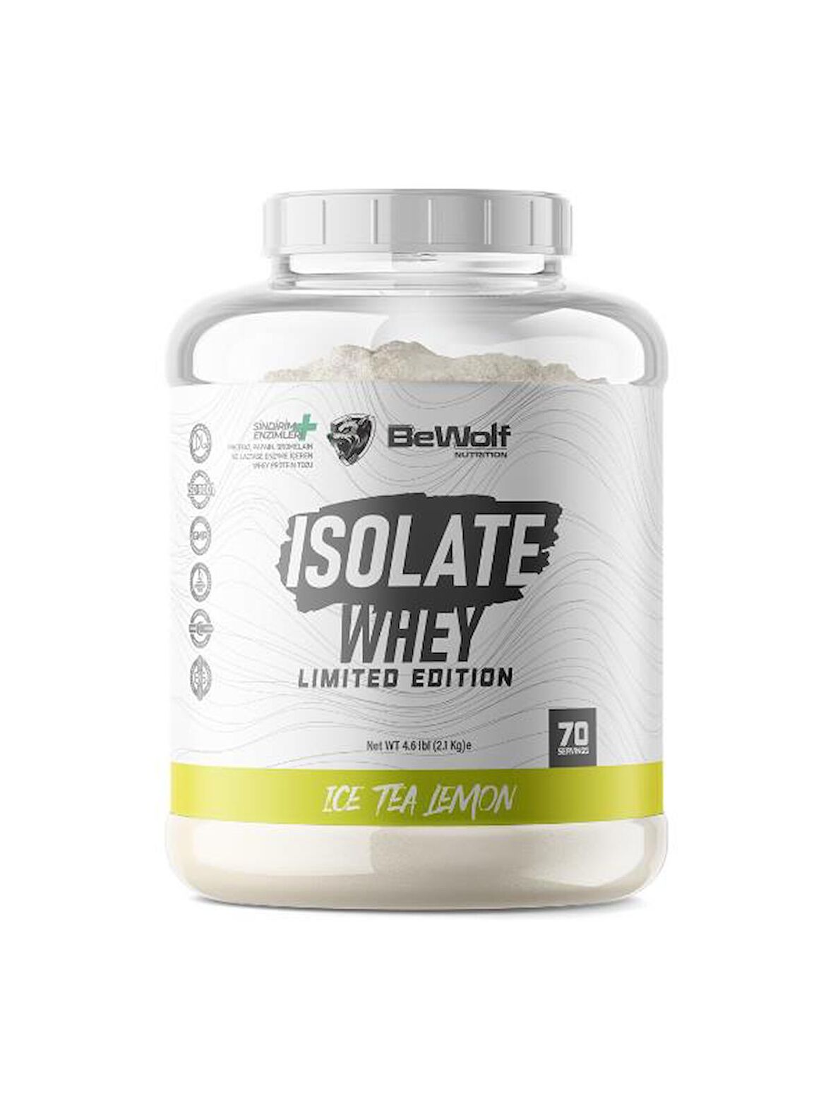 LIMITED EDITION | Whey Isolate Ice Tea Lemon | 2.1 KG 70 Servis