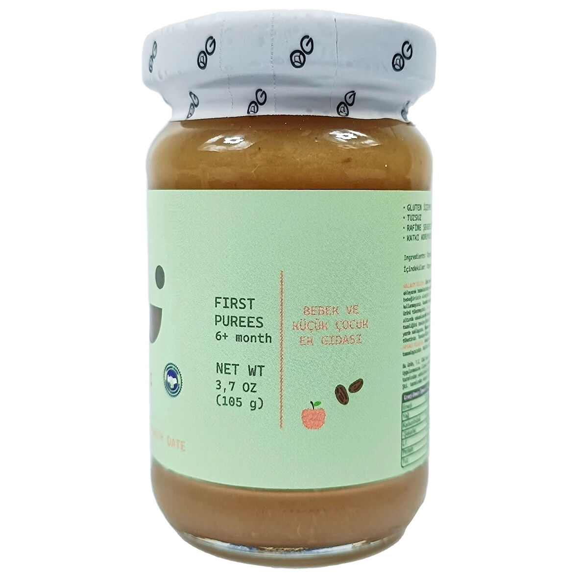Og Natural Organik Hurmalı Elma Püresi 105 Gr