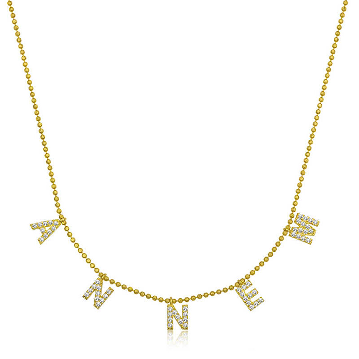 ​925 Ayar Gümüş Annem Yazılı Kadın Gümüş Kolye