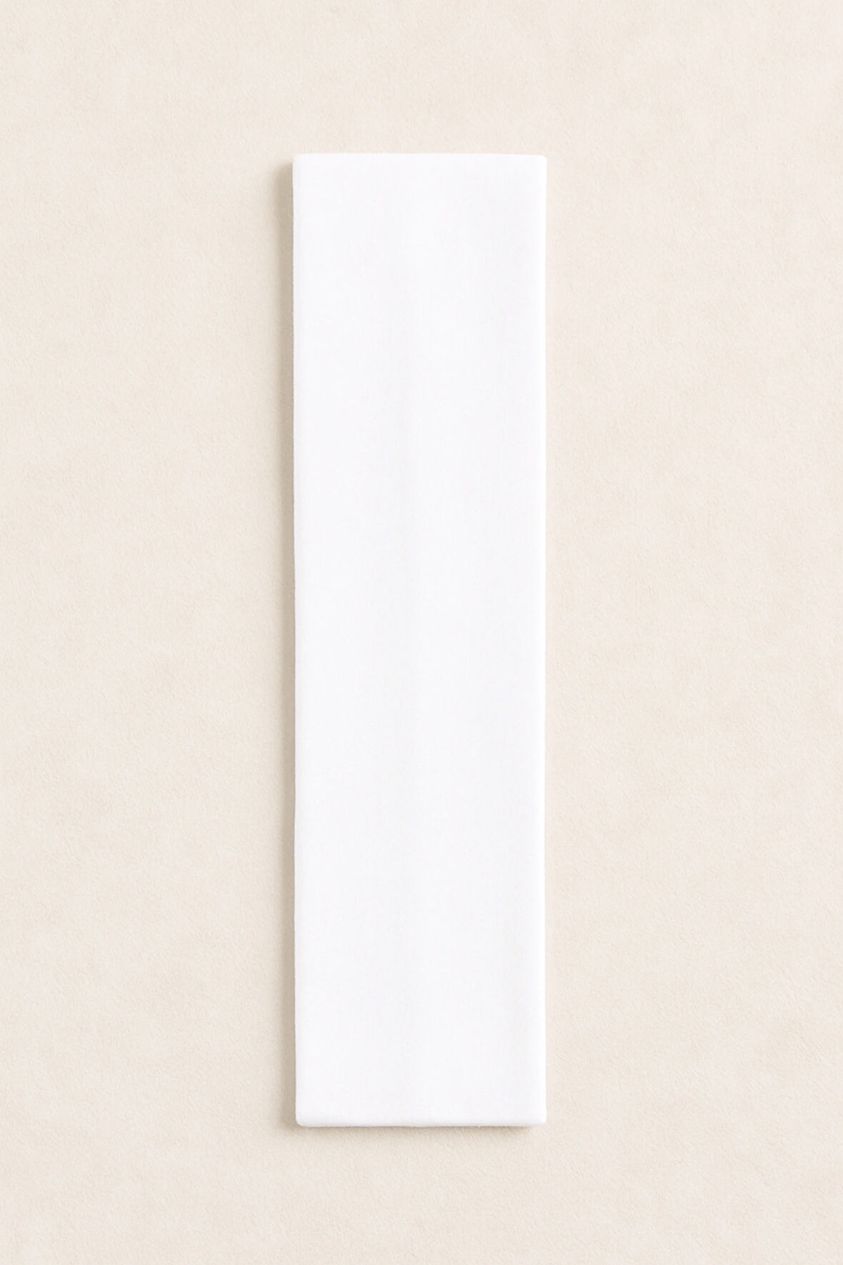 Beyaz Ince Hafif Esnek Pamuklu Bandana, Saç Bandanası , Sporcu Bandana, Spor Saç Bandı Kadın Erkek