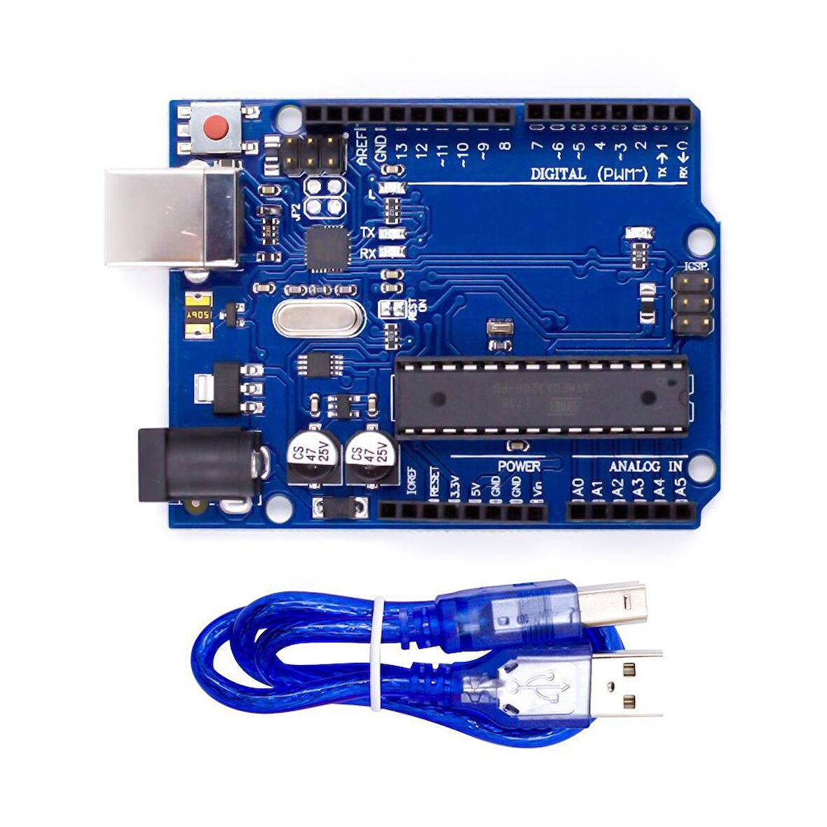 Arduino Uno R3 - Klon (USB Kablo Dahil)