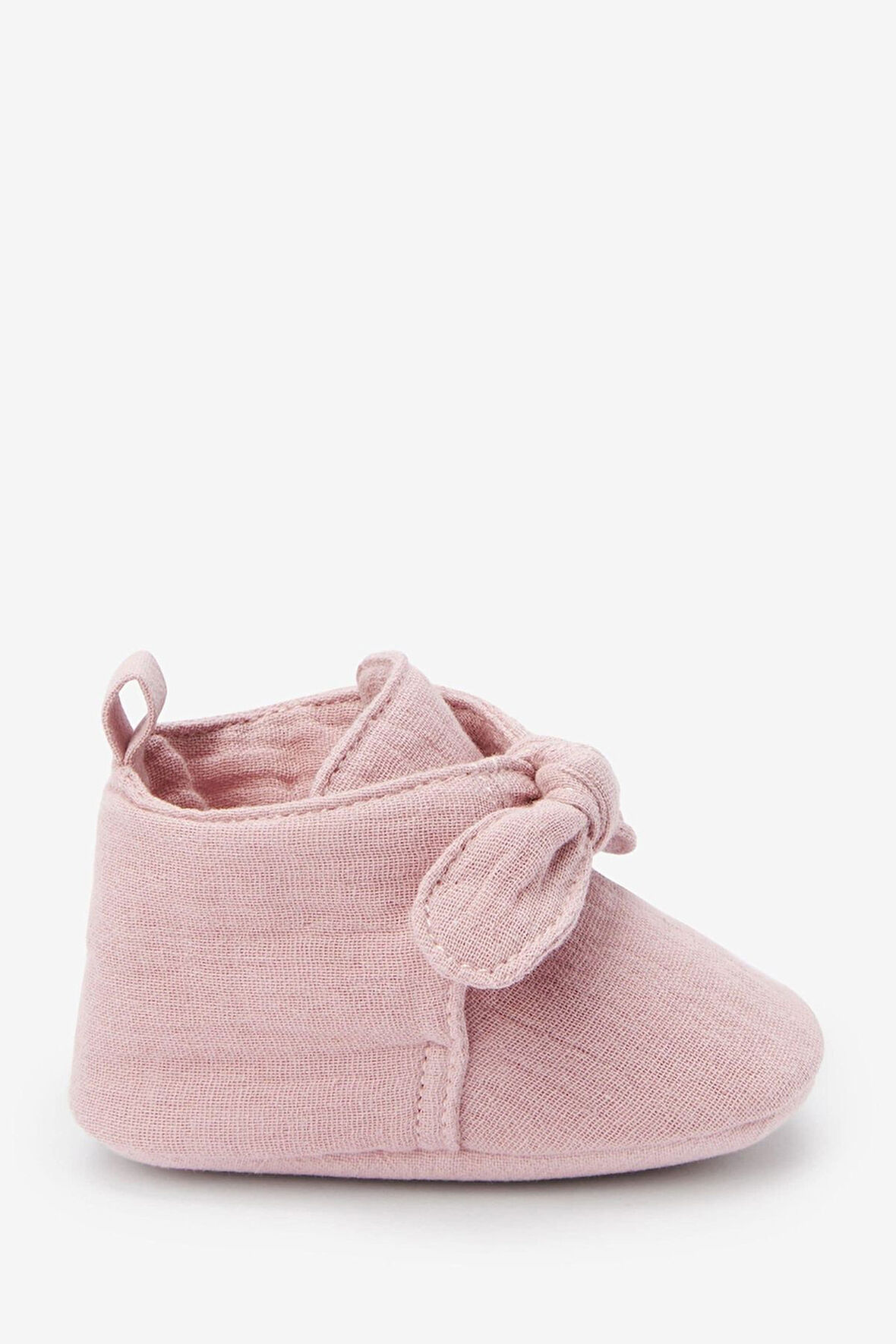 Next Baby Pembe Yumuşak Tabak Bebek Ayakkabısı