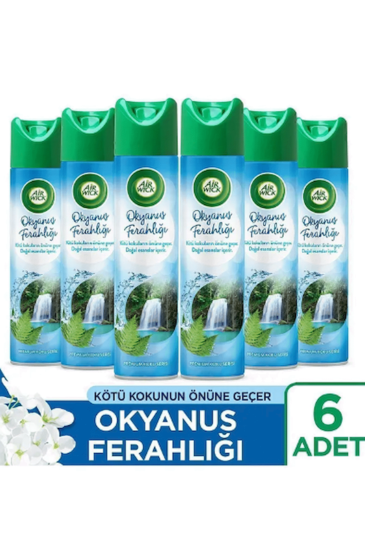 Air Wick Aerosol Okyanus Ferahlığı 6 Adet