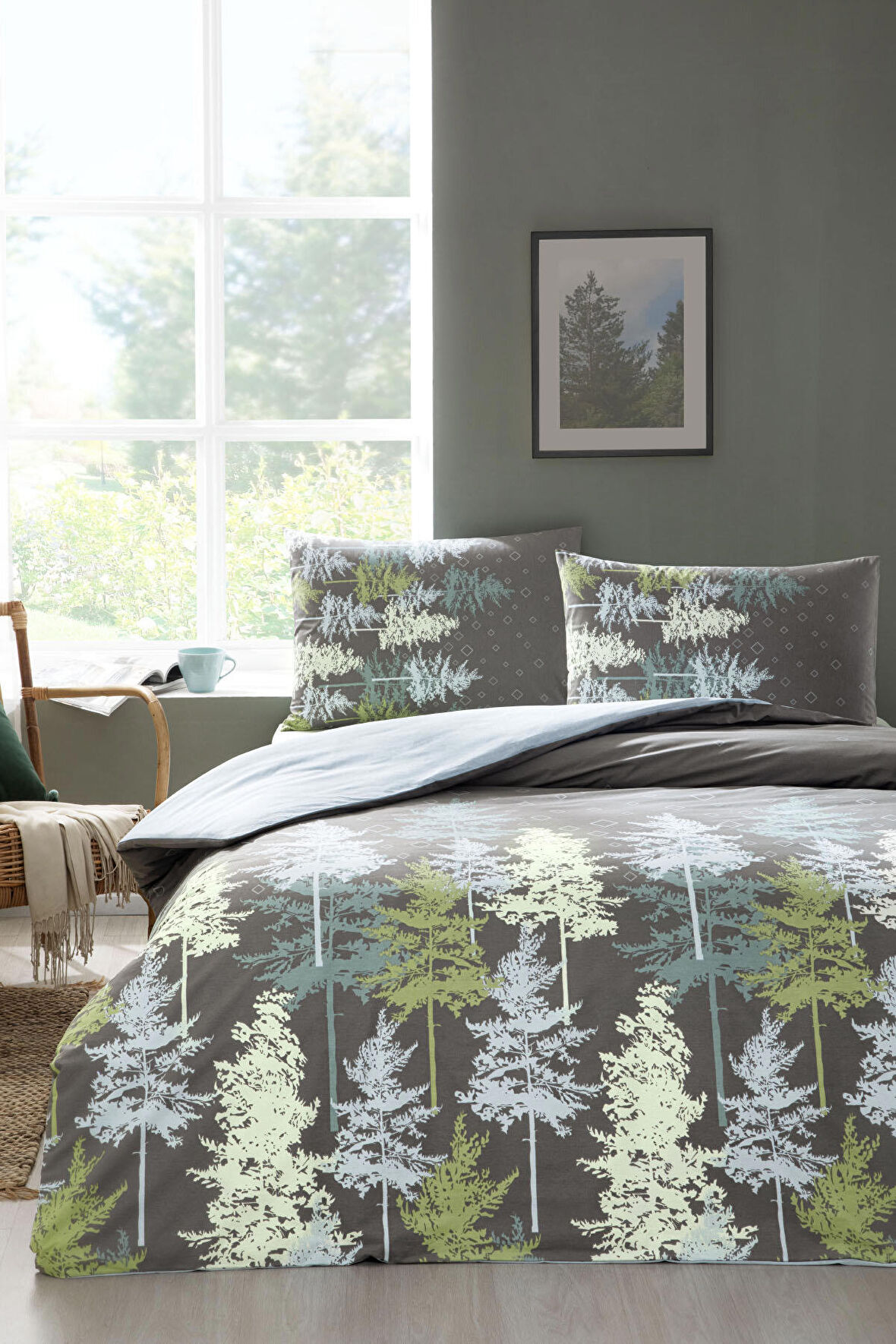 Floretta Pinheiro Tek Kişilik Nevresim Takımı