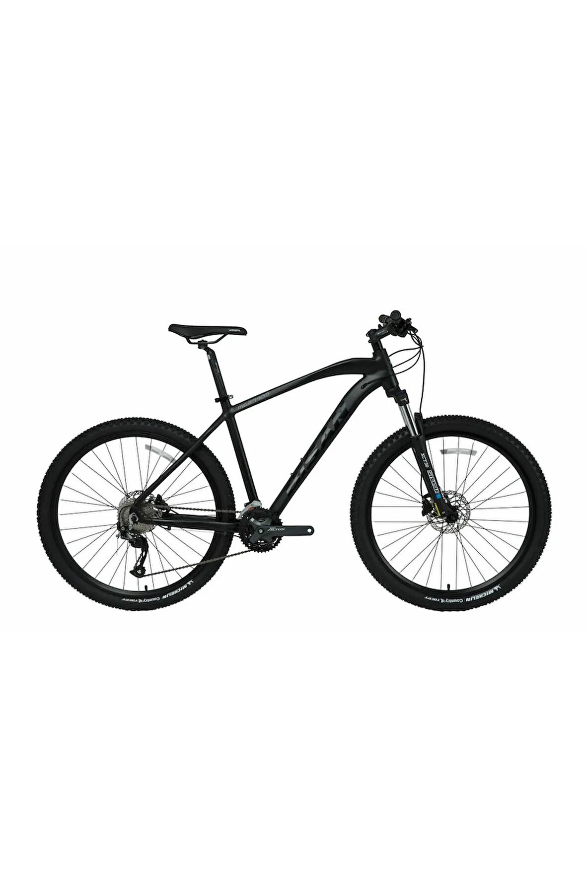 BİSAN MTX 7400 27,5" 27 Vites HD Dağ Bisikleti MTB - Mat Siyah 19''/48CM