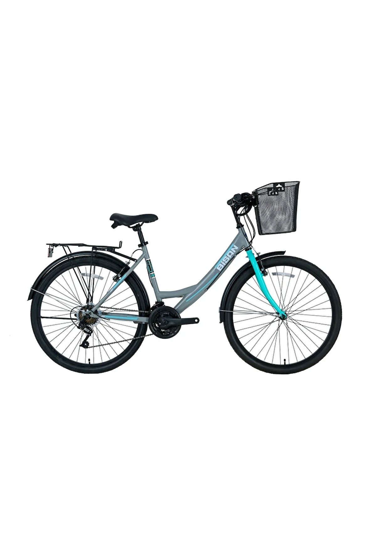 Mabella V.b 21 Vites 45 cm 24 Jant Mat Gri - Yeşil