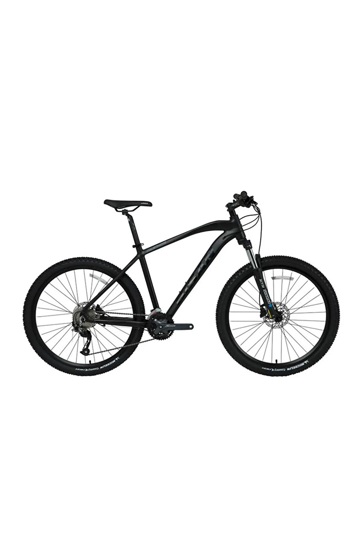 Mtx 7400 Erkek Dağ Bisikleti 43cm Hd 27.5 Jant 27 Vites Siyah Parlak Siyah