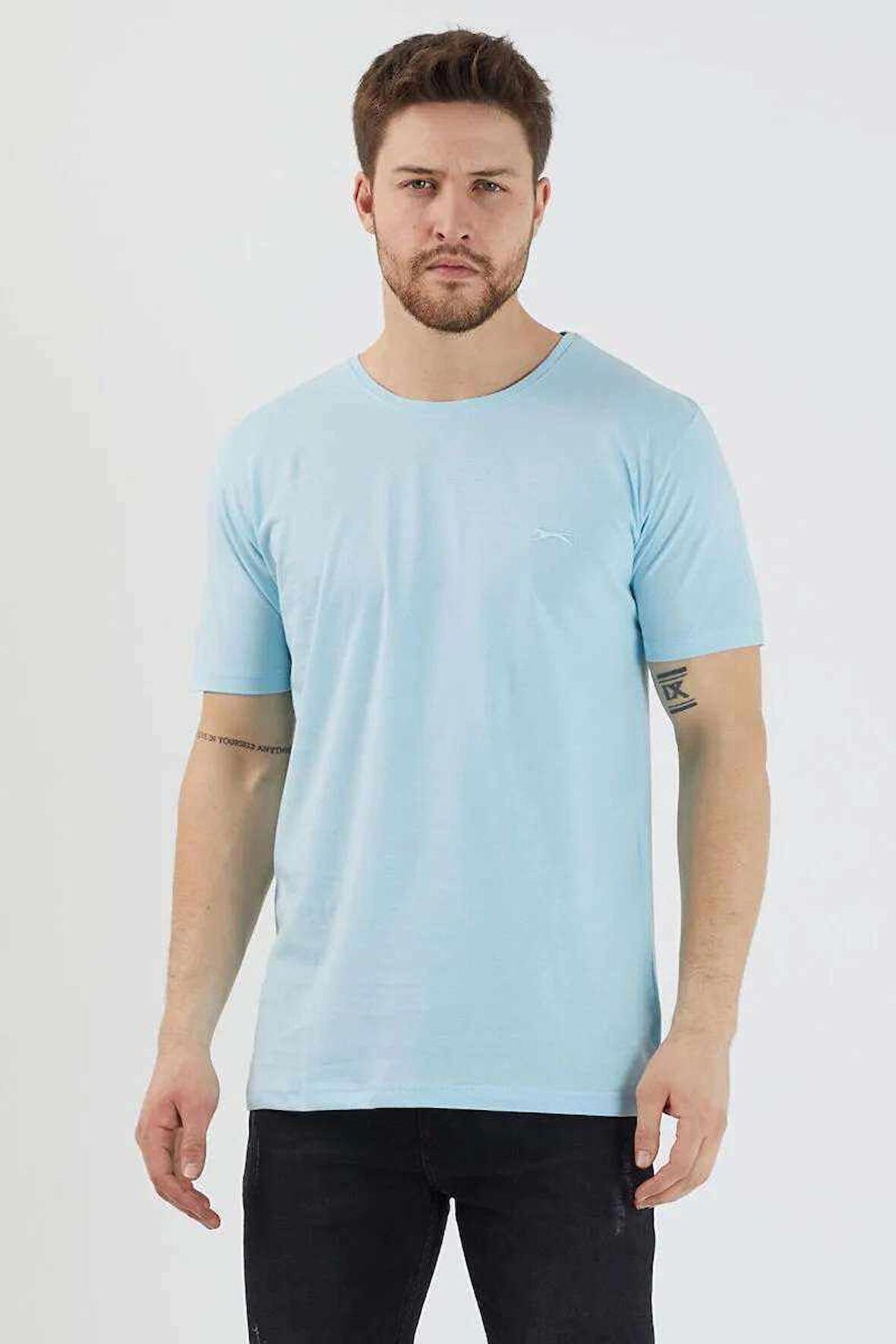 Slazenger SANDER I Erkek T-Shirt A.Mavi