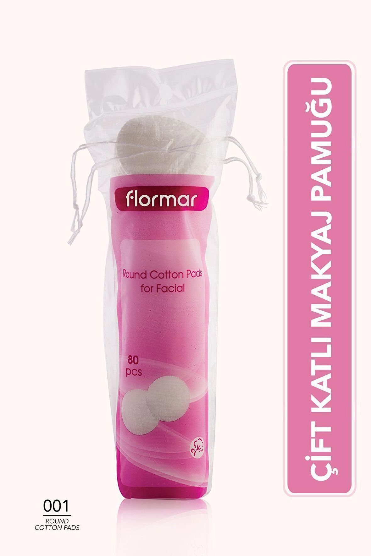 Flormar Yuvarlak 80'li Makyaj Temizleme Pamuğu - Cotton Pads - 001 - 8690604175031