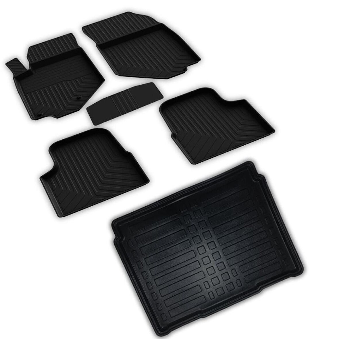 Peugeot 2008 Ferrous 4D Paspas ve Alt 3D Bagaj Havuzu 2020 ve Üstü