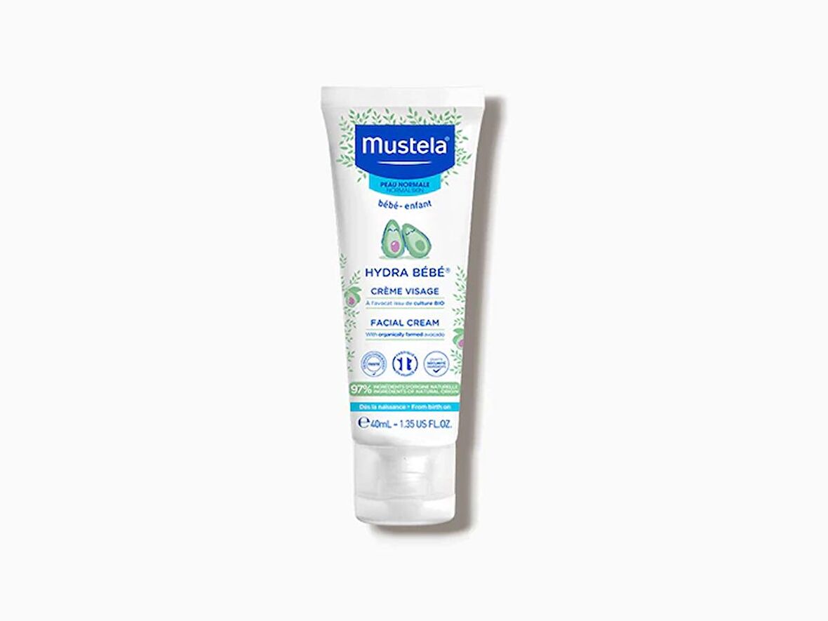 Mustela Hydra Bebe Organik Avokadolu Bebek Yüz Kremi 40 ml