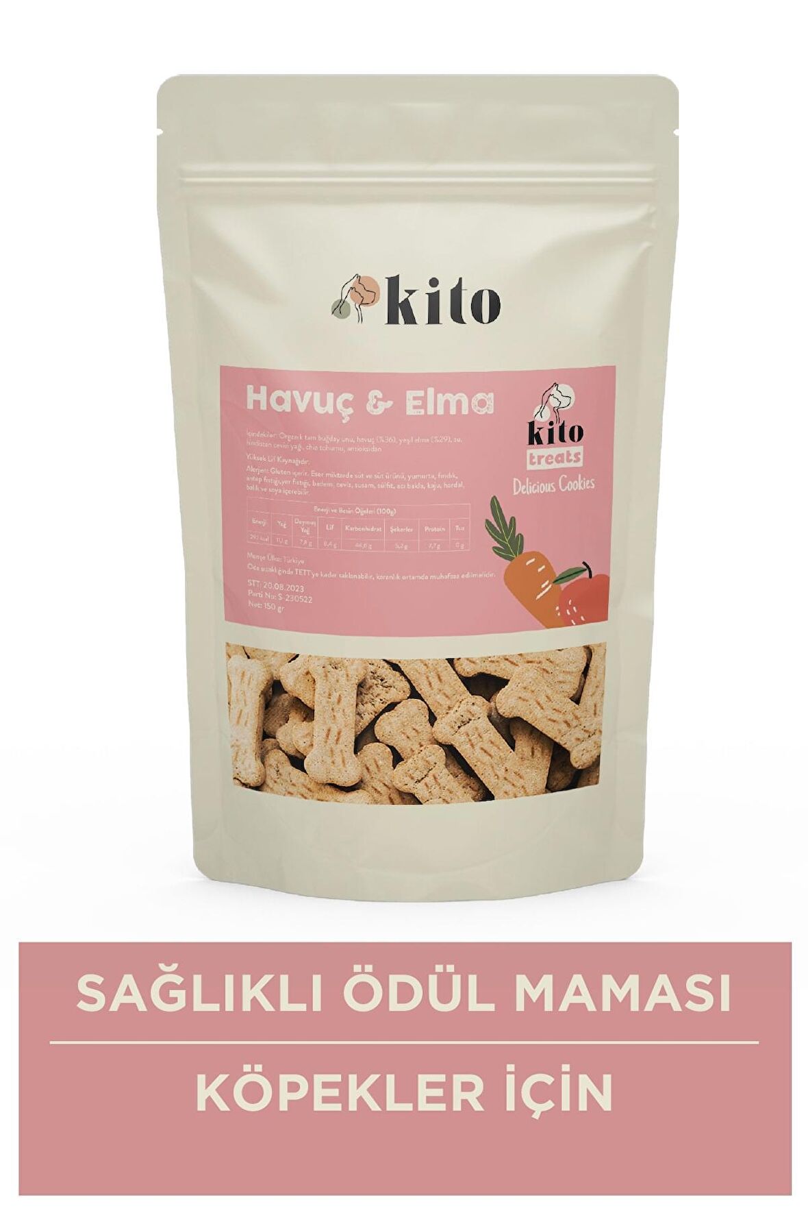 Havuçlu & Elmalı Cookie 150 Gr