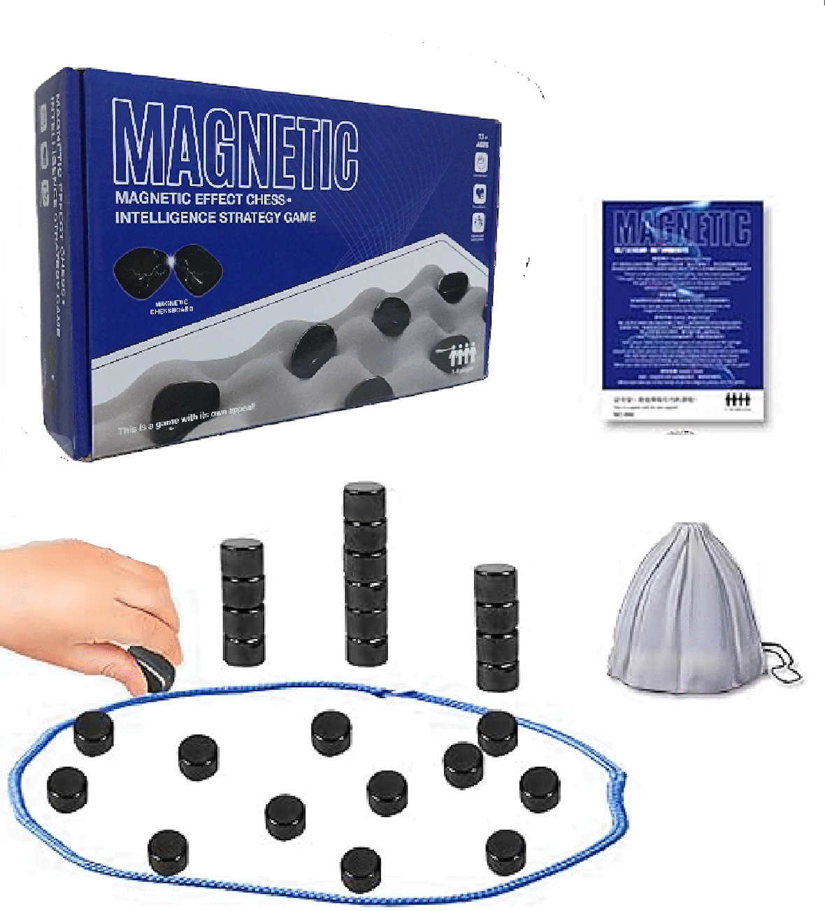 SÜPER KEYİFLİ MANYETİK SATRANÇ - MANYETİK TAŞ OYUNU - HARİKA VAKİT GEÇİRMEK İÇİN