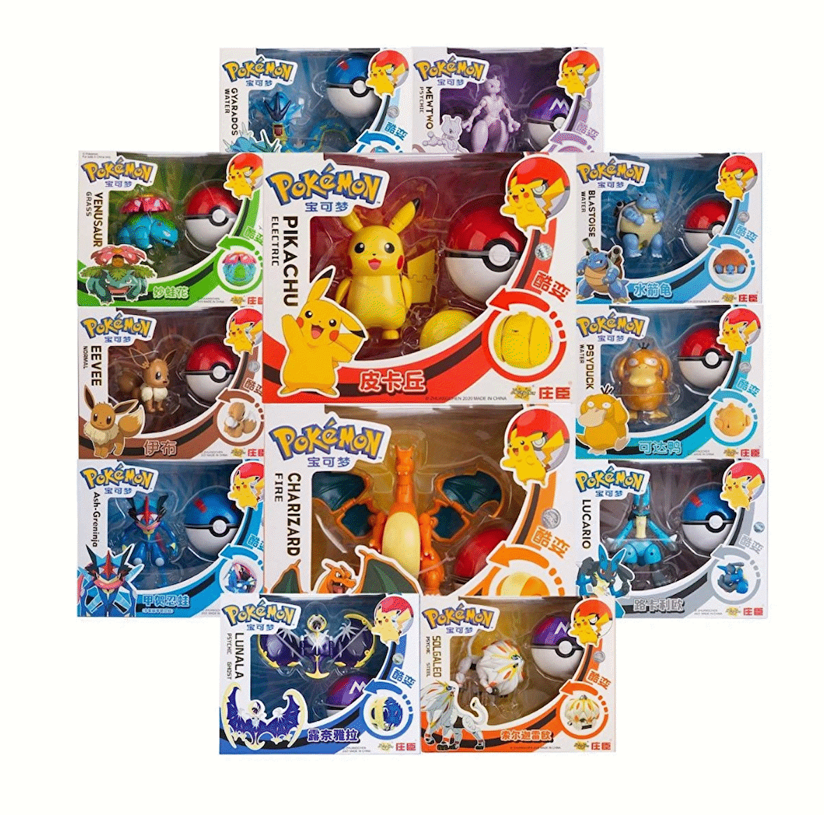 Pokemon Orijinal Lisanslı Elf Topu 12'li Süper Set