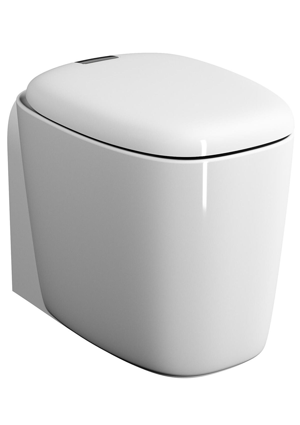 VitrA Plural 7815B403-0090 Rim-ex Duvara Tam Dayalı Yerden Tek Klozet, 55 cm, Beyaz