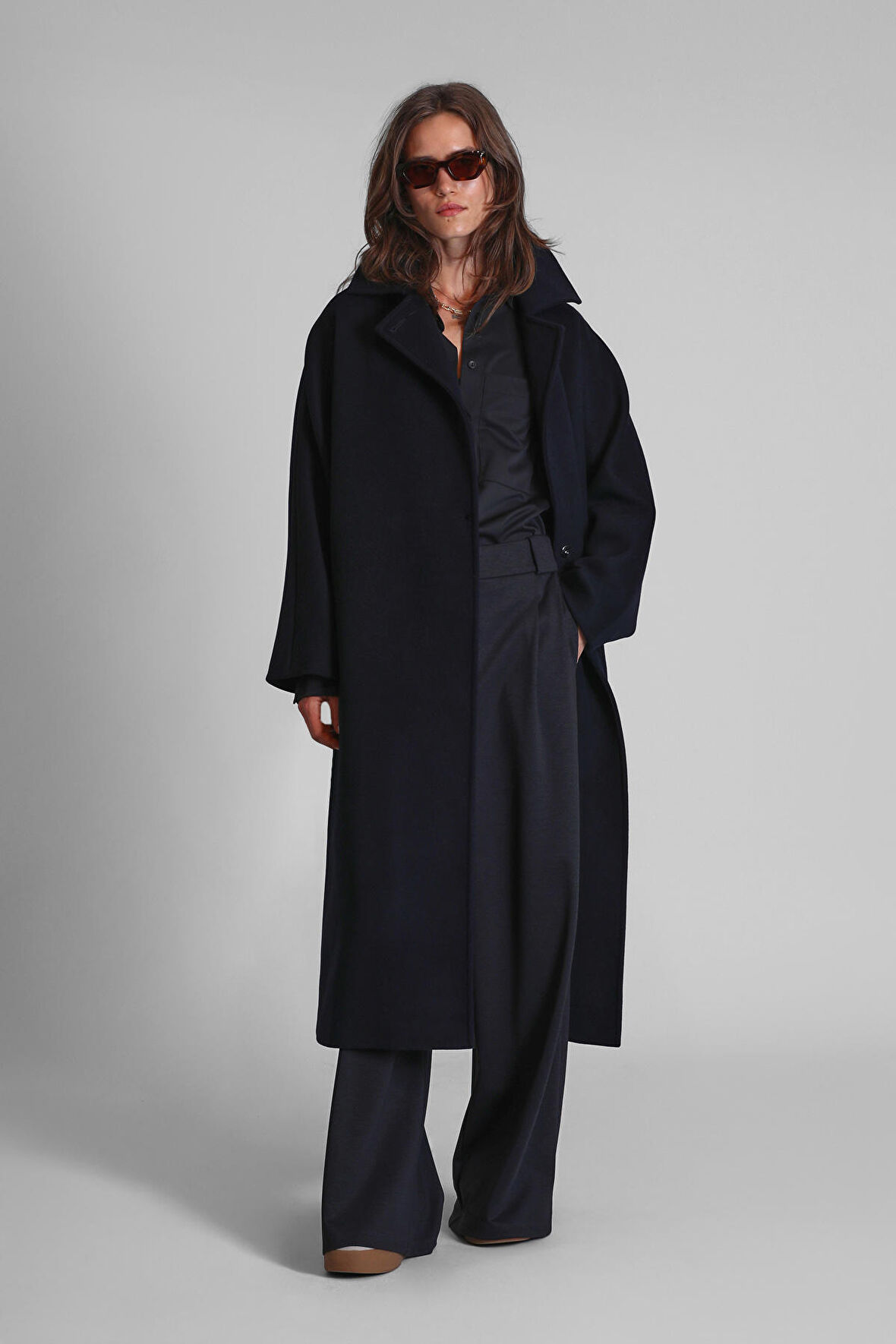 June Kadın Palto Lacivert