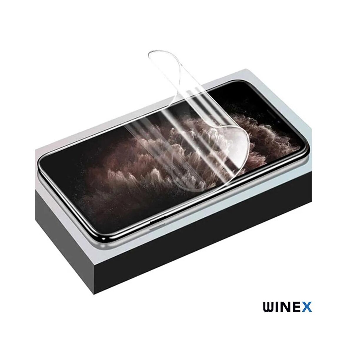 Winex Samsung Galaxy Z Fold 5 uyumlu  Ön Darbe Emici Hd Ekran Koruyucu Kaplama