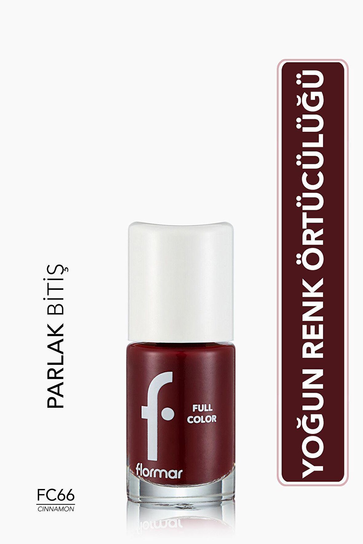 Flormar Yoğun Pigmentli Parlak Oje- Full Color Nail Enamel- Fc66 Cınnamon -8690604497652