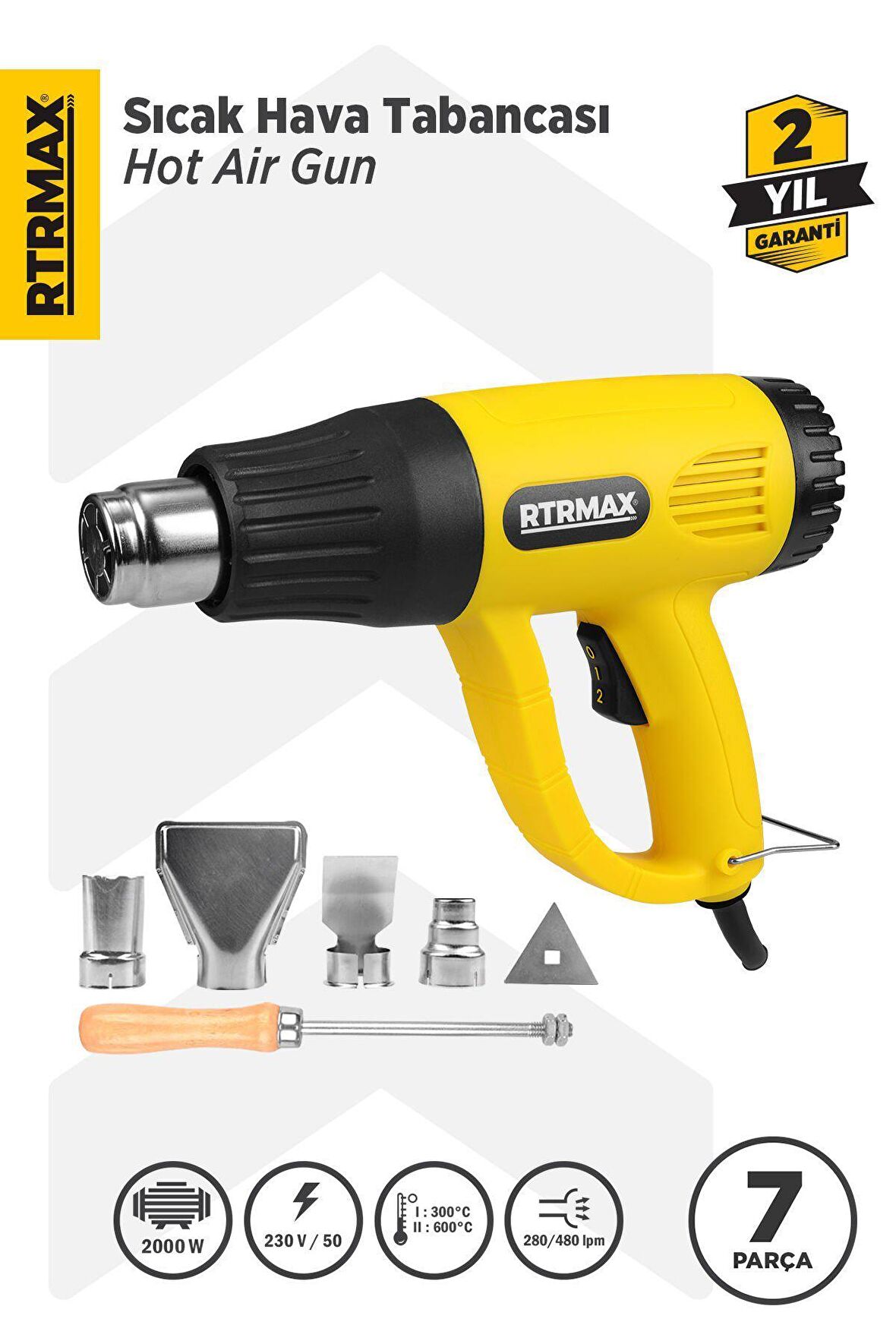 RTM303A Sıcak Hava Tabancası 2000 W